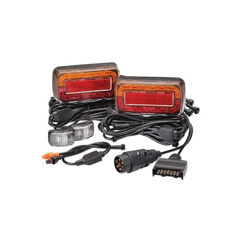 MODEL 37 12V LED PLUG AND PLAY TRAILER LAMP KIT (SUBMERSIBLE) FOR BOAT TRAILERS - NARVA Part No. 93750BL2