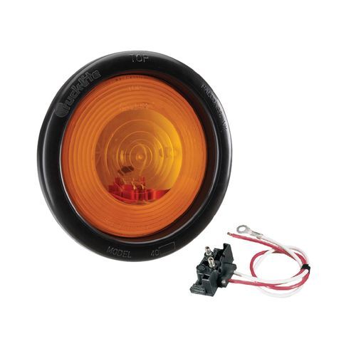 12 Volt Sealed Rear Direction Indicator Lamp Kit (Amber) with Vinyl Grommet - NARVA Part No. 94002