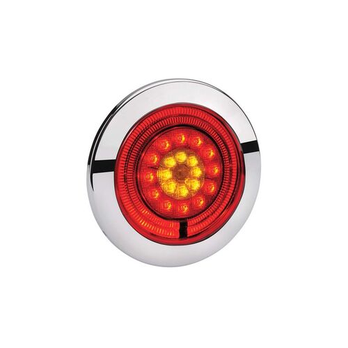 9-33V MODEL 56 LED REAR STOP (RED) AND DIRECTION INDICATOR LAMP  WITH RED LED TAIL RING - NARVA Part No. 95630