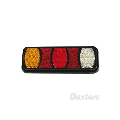 10-30V Stop/Tail/Ind/Rev Square IP67 288 x 107mm Triple Pod Surface Mount***WHILE STOCKS LAST***