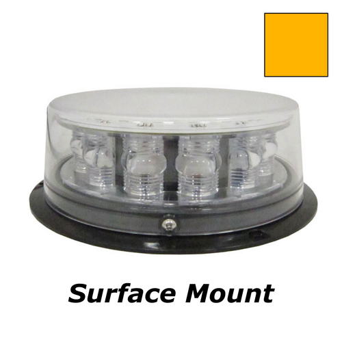 8EVP OZBEACON 18 LED Surface Mount Beacon Amber
