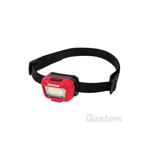 Roadvision LED Head Lamp with Sensor 200lm Micro USB Charge