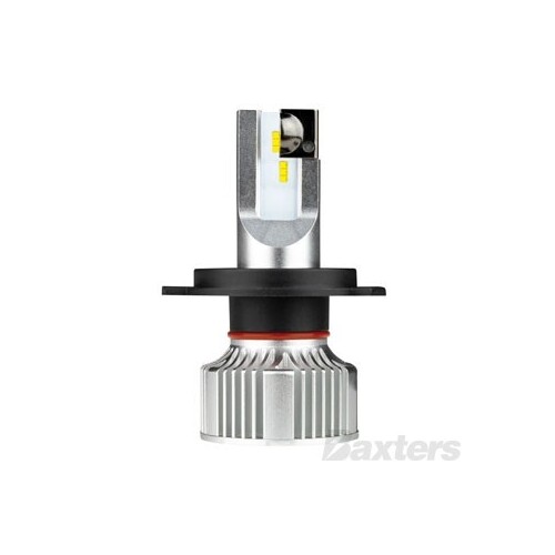 LED Head Lamp Conversion Kit V2 HIR2 9012 10-30V 18W 5700K +140% More Light + 12V T10 LED Roadvision [Pair]