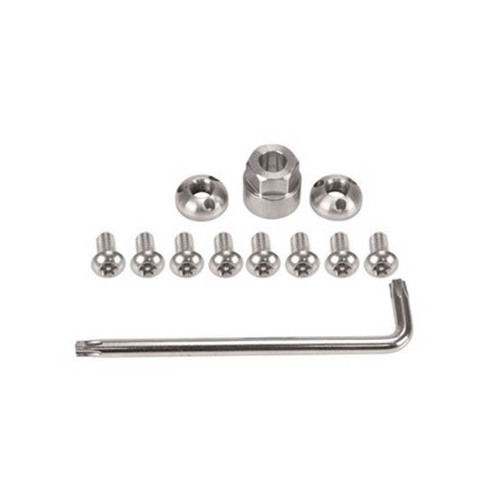 Roadvision Lock Nut Kit - Main Bolt M10x1.5mm x 2 - Side Bolts M8 x 8 - Includes 2 x Tools - Suit Pair RV Driving Lamps Roadvision