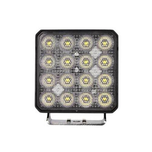 Roadvision LED Work Light Square Flood Beam 10-30V 16 x 6W S8 LED's <94W <7400lm TMT IP67 127x55x112mm Roadvision