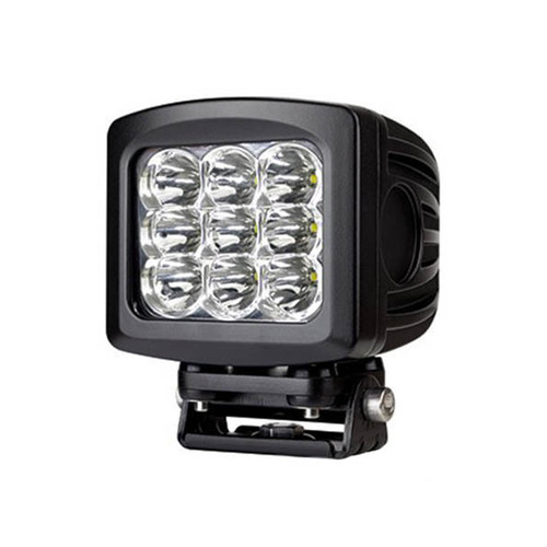Roadvision LED Work Light Square Spot Beam 10-30V 9 x 10W LEDs 90W 7200lm IP67 135x124x150mm H/D Roadvision
