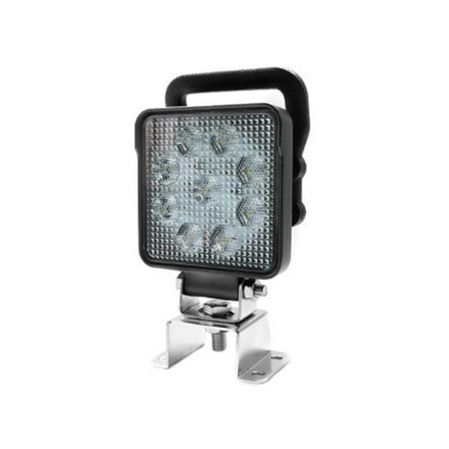 Roadvision LED Work Light Square Flood Beam 10-30V 14 x 1.5W LED's 14W 1210lm IP67 100x40x129mm Handle & Switch Roadvision