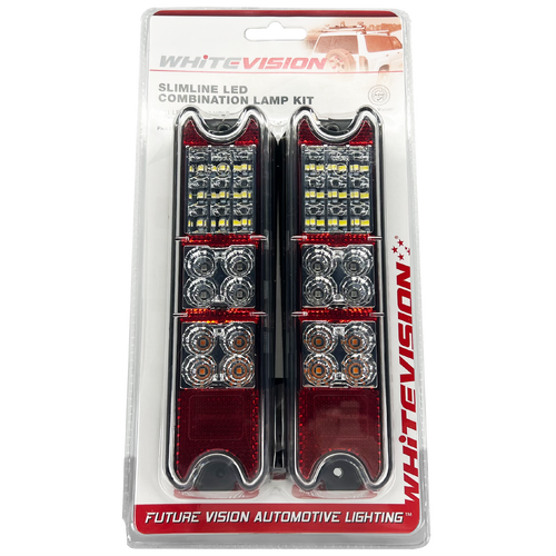 190 Series LED Combo Lamp - Stop / Tail / Indicator Reverse Twin Blister Pack
